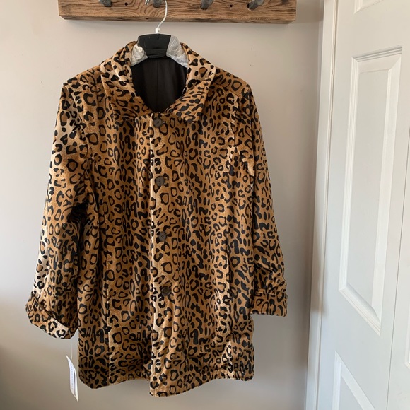 New without tags / Guillaume / Reversible Lightweight Jacket / Animal Print - Picture 4 of 16